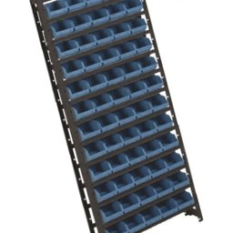 Estante Gaveteiro Metálica N3 150x60x18,5cm com 60 Peças 60/03 Azul Worker - 3