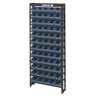 Estante Gaveteiro Metálica N3 150x60x18,5cm com 60 Peças 60/03 Azul Worker - 2