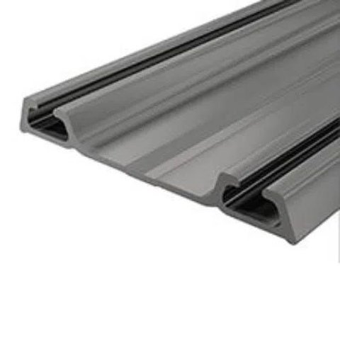 Trilho Alumínio Inferior Rm-023 Acabamento Inox Polido Barra com 03 Metros Perfilo