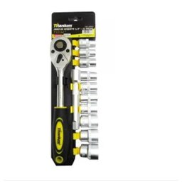 Jogo Soquete com Catraca 1/2 com 12 Pcs - 1 Jogo Soquete com Catraca 1/2 com 12 Pcs - 1