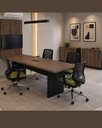 Ver imagem 1 de Escritorio Completo Mesa Reunião Painel 2 Armários Baixos