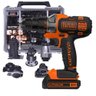 Furadeira Parafusadeira Black + Decker Matrix com Kit de 6 Ferramentas, 20V - BDCDM6KITC - 1