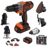 Furadeira Parafusadeira Black + Decker Matrix com Kit de 6 Ferramentas, 20V - BDCDM6KITC - 3