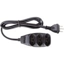 Ver imagem 1 de Extensão Preta 3t Tripolar com 10 Metros 2p+t 10 Ampères 250vac - 01574 - Multicraft