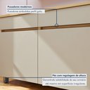 Ver mais imagens de Cozinha Completa Modulada 4 Peças 7 Portas 3 Gavetas 100% Mdf Realeza Premium
