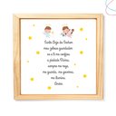 Ver mais imagens de Quadro Decorativo Infantil Santo Anjo com Estrelinha:branco
