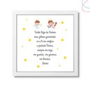 Ver imagem 6 de Quadro Decorativo Infantil Santo Anjo com Estrelinha:branco