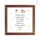 Ver imagem 7 de Quadro Decorativo Infantil Santo Anjo com Estrelinha:branco