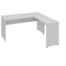 Mesa em L para Escritório Branca - 1