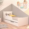 Cama Bibox Solteiro Protetor Lateral 100% MDF Elza Cimol Branco - CIMOL MOVEIS - 2