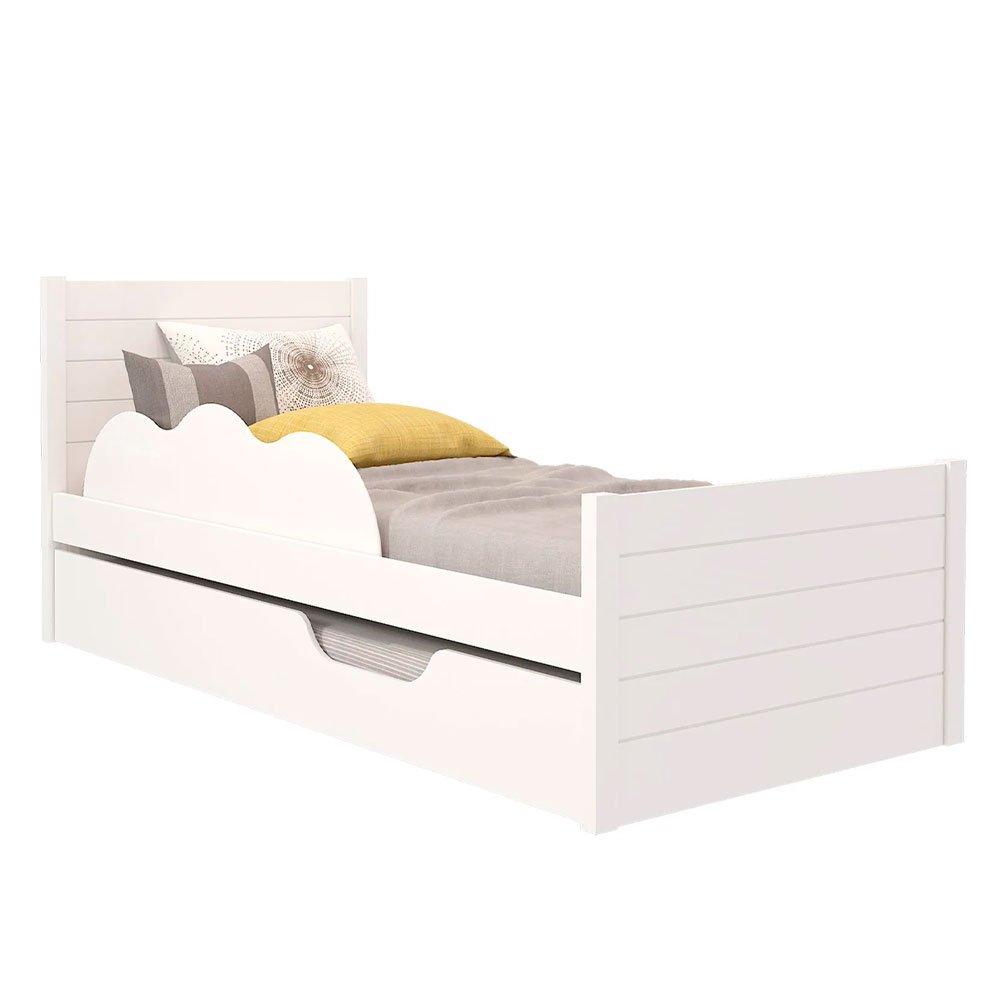 Cama Bibox Solteiro Protetor Lateral 100% MDF Elza Cimol Branco - CIMOL MOVEIS é ruim? Cama Bibox Solteiro Protetor Lateral 100% MDF Elza Cimol Branco - CIMOL MOVEIS é boa?