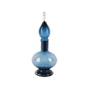 Ver imagem 1 de Garrafa Decorativa Aladino de Vidro Azul 41cm Wg0077 Btc