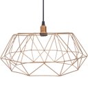 Ver imagem 4 de Pendente Aramado Estádio Grande Cabo 2M Luxo Luminária Lustre Teto Vintage Cobre Rose Gold Lâmpada A