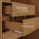 Ver imagem 6 de Guarda-Roupa Planejado 2 Portas e Gaveteiro Arani CabeCasa MadeiraOriginals Marrom/Cinamomo