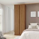 Ver imagem 1 de Guarda-Roupa Planejado 2 Portas e Gaveteiro Arani CabeCasa MadeiraOriginals Marrom/Cinamomo