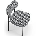Ver mais imagens de Kit 06 Cadeiras Decorativas Estofada Sala Jantar Melina L02 Pied Poule - Lyam Decor