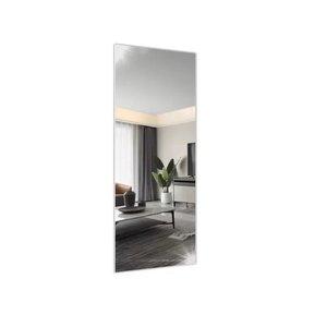 Espelho Grande Corpo Inteiro Lapidado Retangular Decorativo 100x40cm Luxo