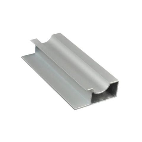 Perfil Puxador de Alumínio Sp-054l Anodizado Fosco para 18 Mm Sp Alumínio