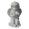 Decoraçao 3d Anjo da Guarda Estatueta Proteçao Religião - Cinza - 1