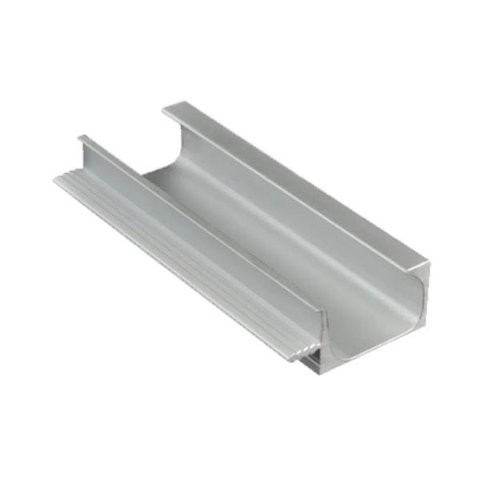 Perfil Puxador de Alumínio SP-021L Anodizado Fosco para 18 mm SP Alumínio