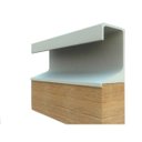 Ver imagem 1 de Perfil Puxador de Alumínio NEO 35 Jateado Fosco para 18 mm Neocomponente