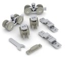 Ver imagem 1 de Sistema Deslizante RO 80U 8002 para Portas de Alumínio (100 Kg) Kit para 01 Porta Rometal