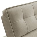 Ver imagem 4 de Sofá Retrátil Reclinável 3 Lugares Sala de Estar 255cm Bilac F04 Linho Bege - Lyam Decor