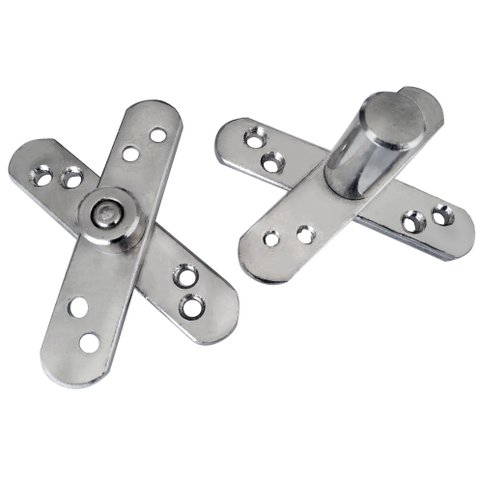 Dobradiça Pivotante Niquelada C/ Esfera até 100 KG - 53007