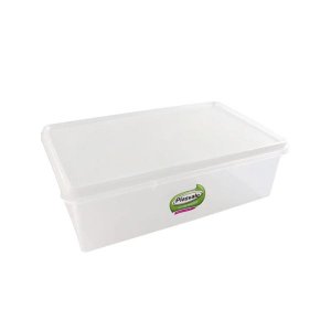 Caixa Organizadora de Freezer e Geladeira Retangular de Plástico 11l