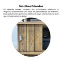 Ver mais imagens de Rack Moderno para TV até 50 Polegadas MDF 122cm 1 Porta Royal Marrom