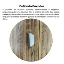 Ver imagem 7 de Rack Moderno para TV até 50 Polegadas MDF 122cm 1 Porta Royal Marrom