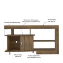 Ver imagem 5 de Rack Moderno para TV até 50 Polegadas MDF 122cm 1 Porta Royal Marrom