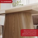 Ver mais imagens de Conjunto Mesa Olívia 200cm com Vidro 8 Cadeiras Ivy Off White/Nature/Bege/Cacao