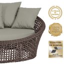 Ver imagem 3 de Chaise Hungria Alumínio Pintura Marrom Corda Náutica E8 Trama Original