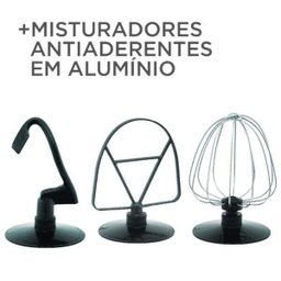 Batedeira Planetária Black+decker 5 Litros 750w Tigela em Inox Plan2000p-br Preta - 127v - 6
