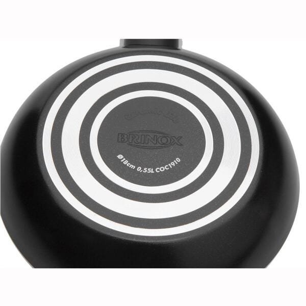 Jogo de Panelas Brinox de Alumínio Preto7 Peças - Easy Ceramic Life - 8