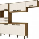 Ver imagem 1 de Cozinha Compacta Briz 7 Portas 2 Gavetas B107:Nature Off White
