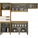 Ver imagem 3 de Cozinha Compacta Briz 7 Portas 2 Gavetas B107:Nature Off White