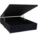 Ver imagem 3 de Cama Báu Box Base Blindado Casal Suede Preto