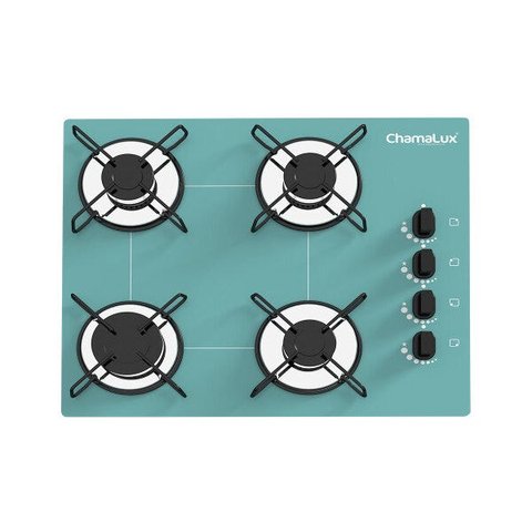 Cooktop 4 Bocas Ultra Chama - Verde