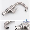 Ver imagem 5 de Torneira Monocomando Misturador Tubo 90º Baixa Escovado 1018