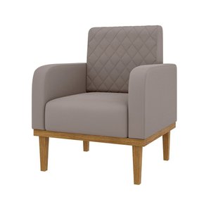 Poltrona Decorativa Ágata em Veludo Just Time