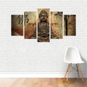 Ver imagem 2 de Quadro Religião Budismo Buda Estátua Meditação em Mdf