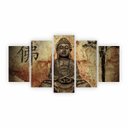 Ver imagem 1 de Quadro Religião Budismo Buda Estátua Meditação em Mdf