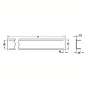 Ver imagem 3 de Grade de Ventilação Alumínio 500X70 mm Hafele Hafele