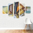 Ver imagem 2 de Quadro Abstrato Decorativo Sala Quarto em Tela Canvas