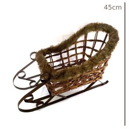 Treno Decorativo Natalino Rustico - 45cm - 3