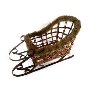 Treno Decorativo Natalino Rustico - 45cm