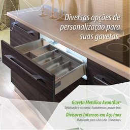 Divisor para Talheres Inox 280 x 64mm Fgvtn 500mm - 2