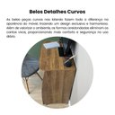 Ver imagem 7 de Mesa para Computador Escrivaninha Pixel 100% MDF 69cm Pinho Marrom